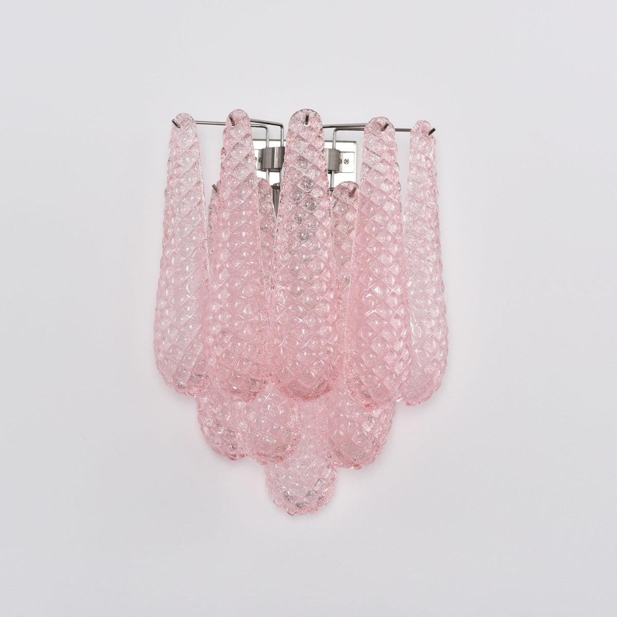 Aurora Applique Murale Rose Larme Verre Florale Artistique - Neutralighting