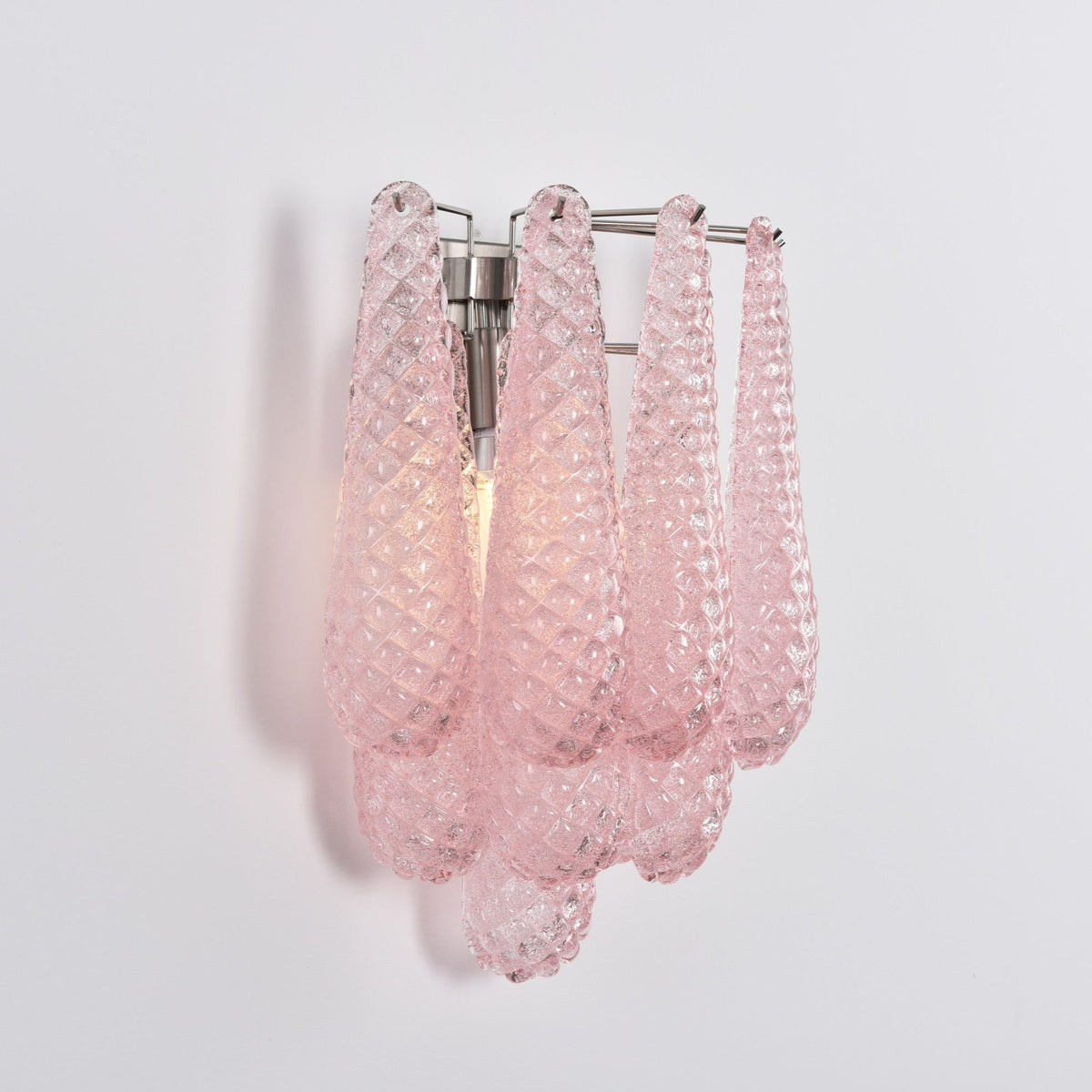Aurora Applique Murale Rose Larme Verre Florale Artistique - Neutralighting