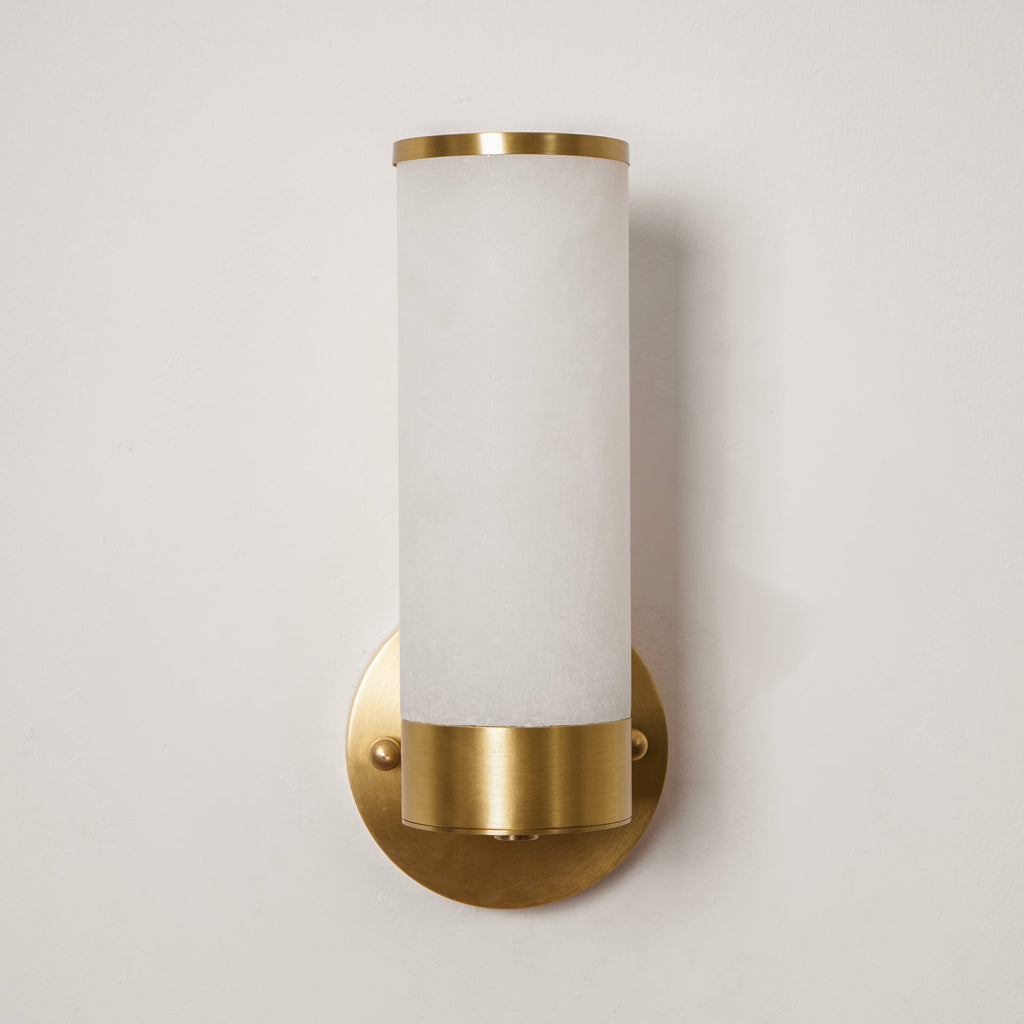 Olvynis Applique Murale Laiton Albâtre Minimaliste Moderne - Neutralighting