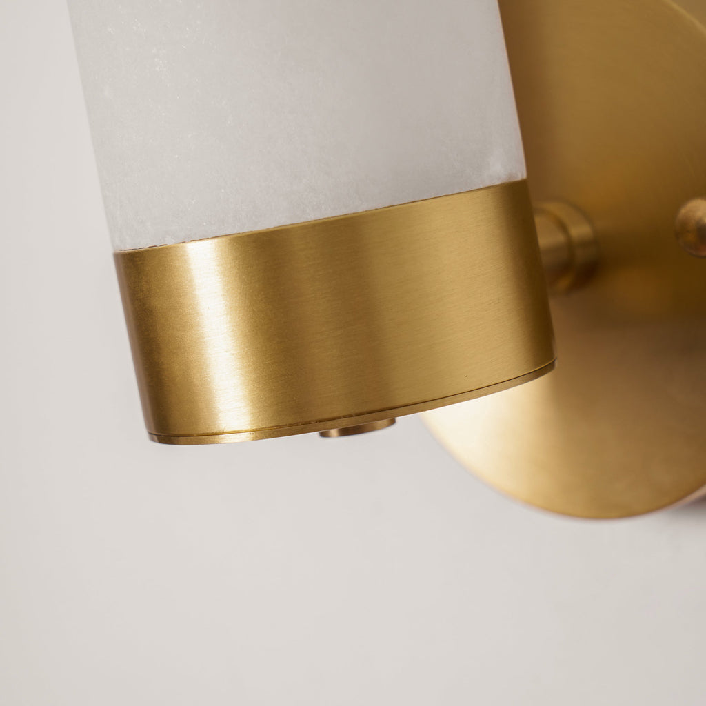 Olvynis Applique Murale Laiton Albâtre Minimaliste Moderne - Neutralighting
