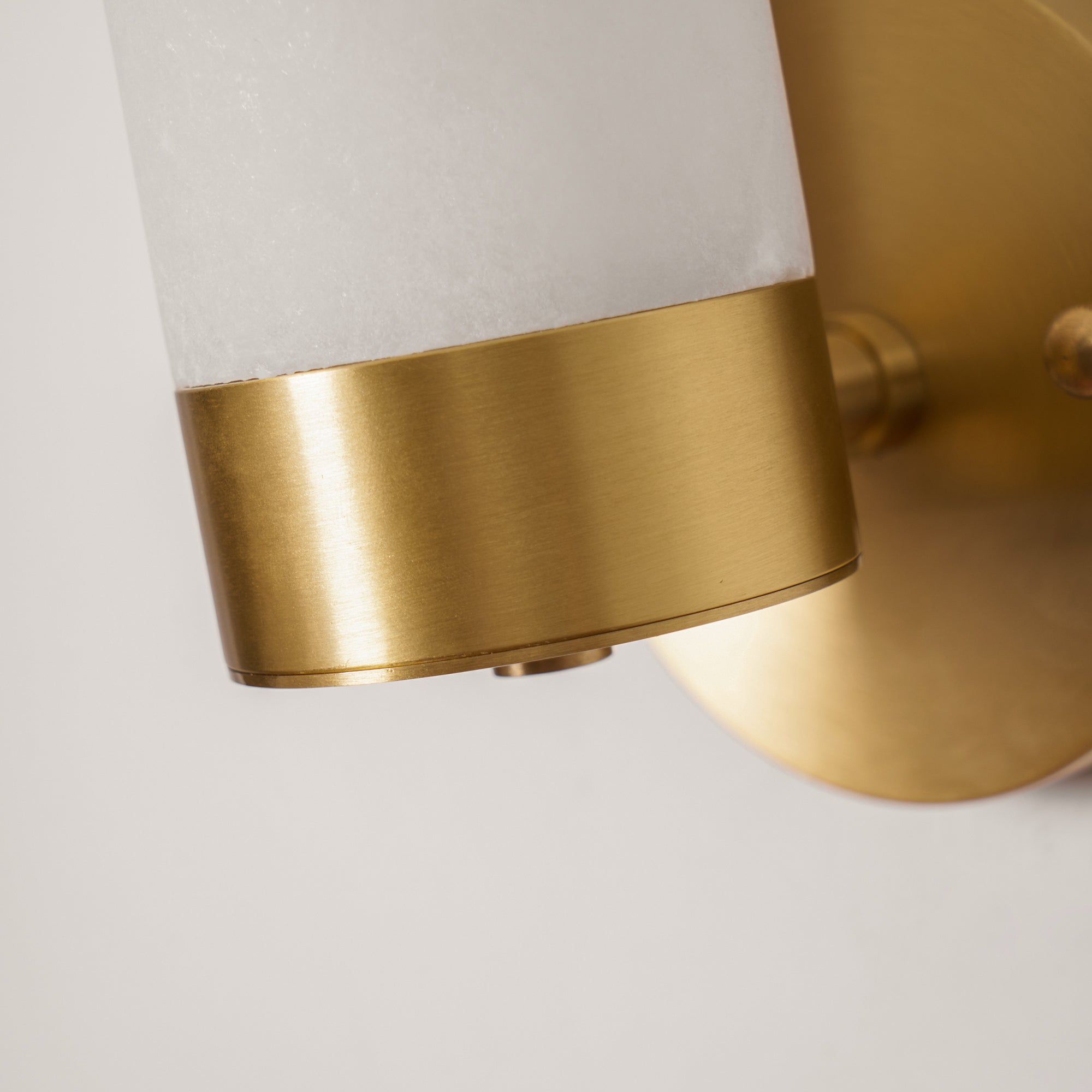 Olvynis Applique Murale Laiton Albâtre Minimaliste Moderne - Neutralighting
