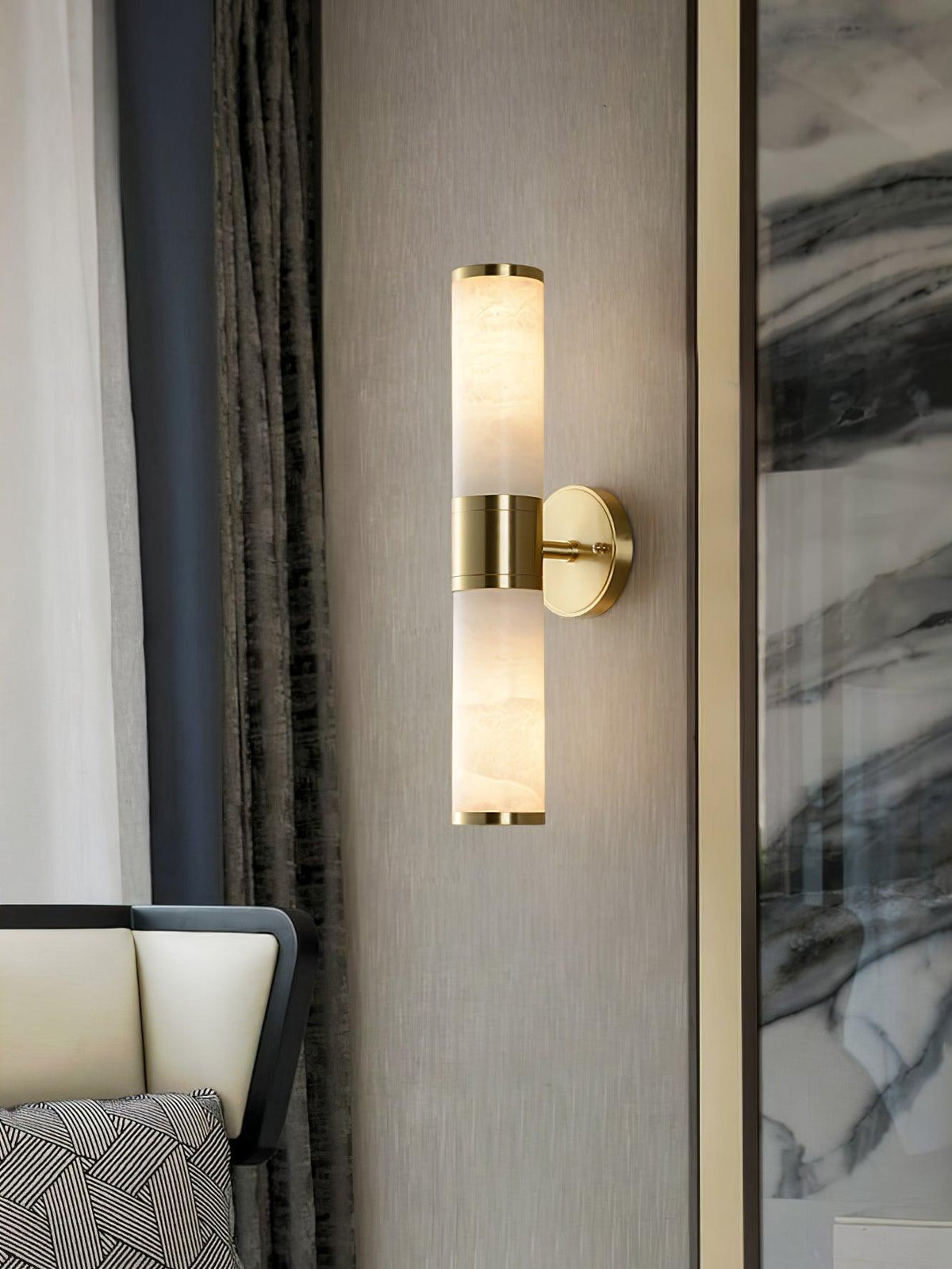 Kaia Applique Murale en Albâtre Minimaliste - Neutralighting