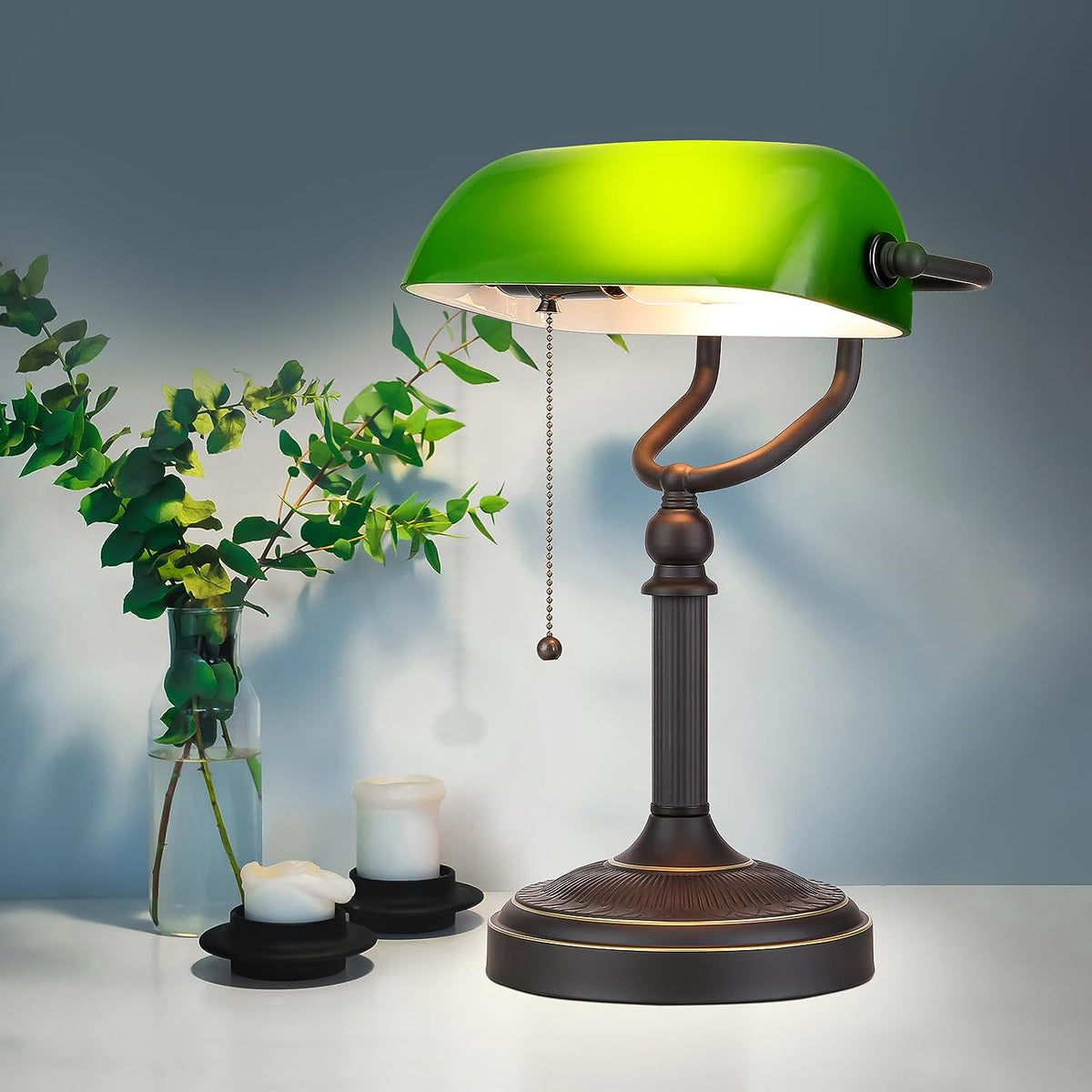 Lampe Bibliotheque Americaine Rose Rêve - Une Note Singulière dans le Décor