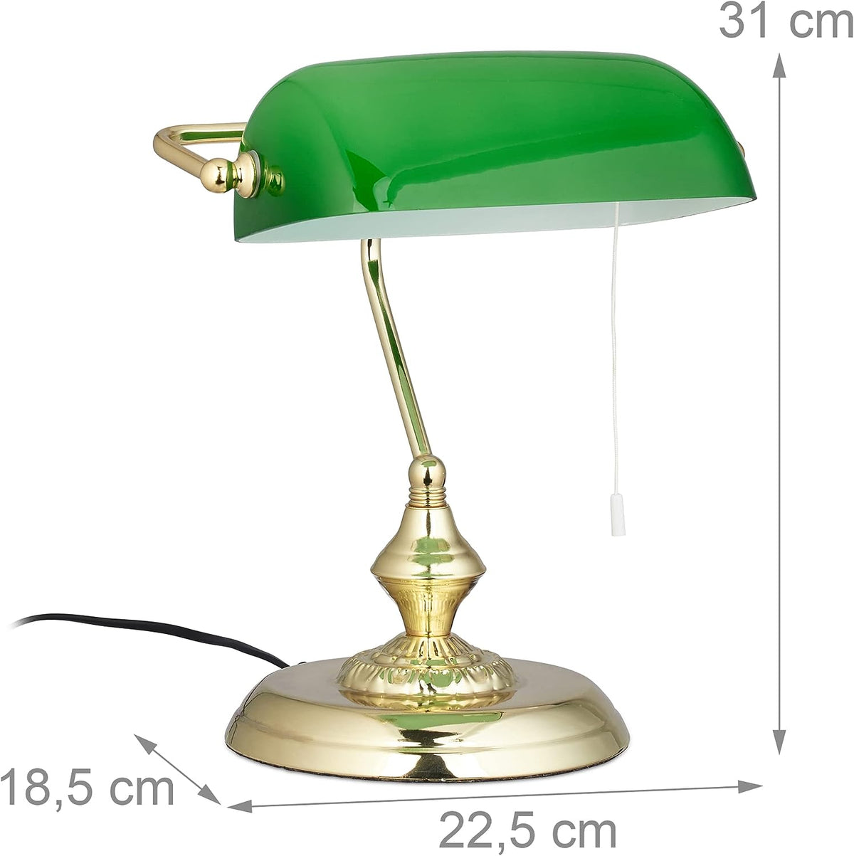 Lampe Bibliothèque Anglaise Raphaël Estampe en Verre - Le Charme du Verre dans le Décor
