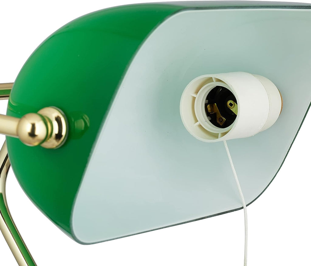 Lampe Bibliothèque Anglaise Raphaël Estampe en Verre - Le Charme du Verre dans le Décor