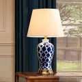 Lampe à poser — Japonaise Bleue Rétro