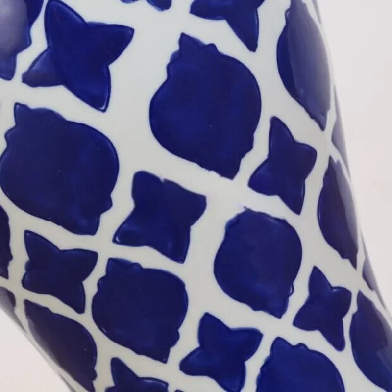 Lampe à poser — Japonaise Bleue Rétro