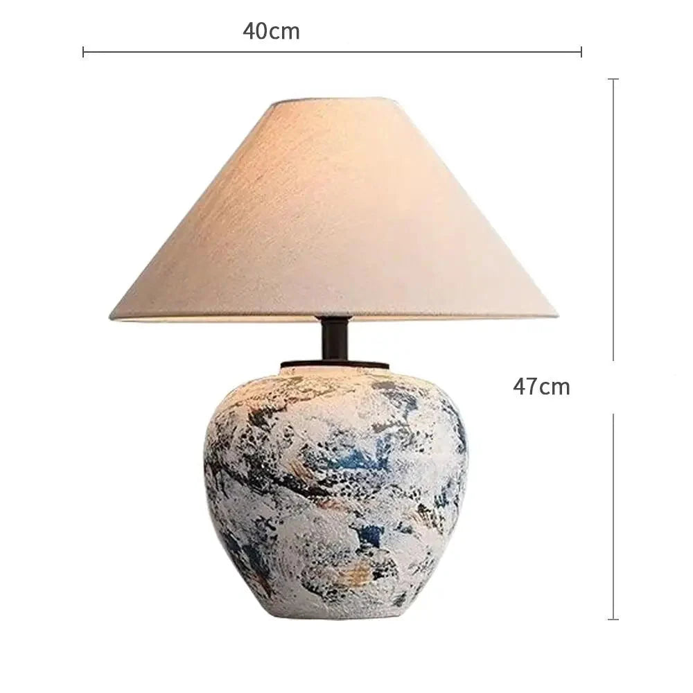 Lampe Japonaise Céramique Artisanale Mathilde Onde - Matière Délicate & Présence Singulière