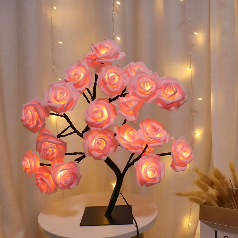 Lampe à poser — Japonaise Roses