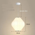 Lampe Japonaise Suspendue en Soie Joséphine Partition - Présence Décorative & Harmonie Intérieure
