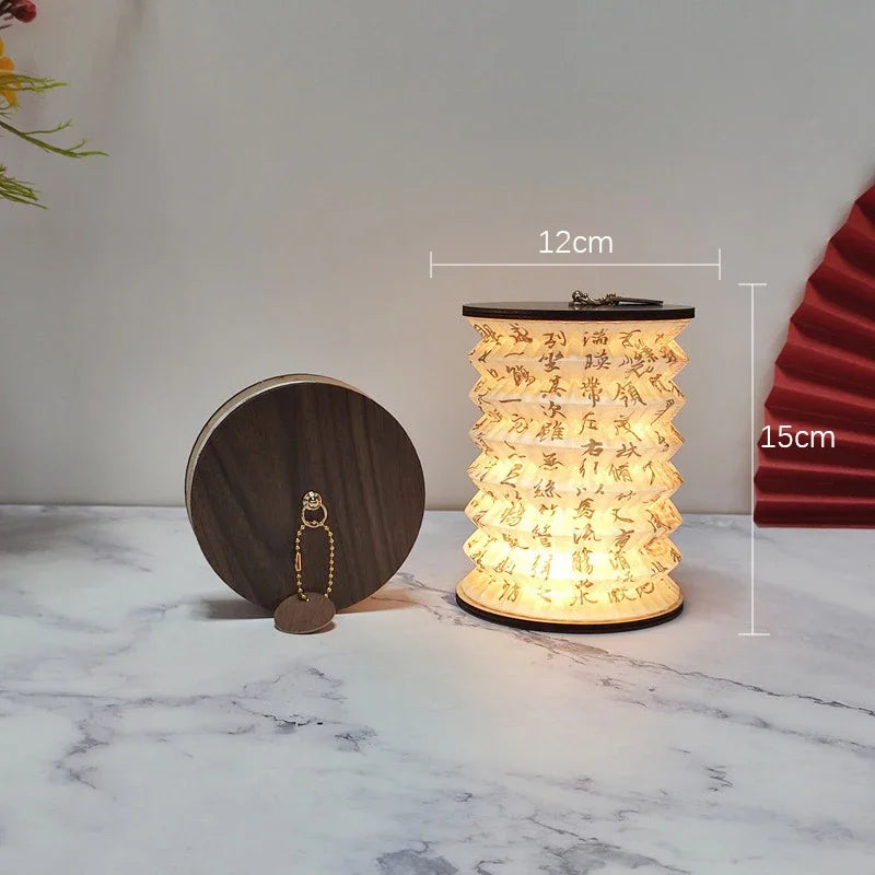 Lampe à poser — Lanterne Pliable Japonaise
