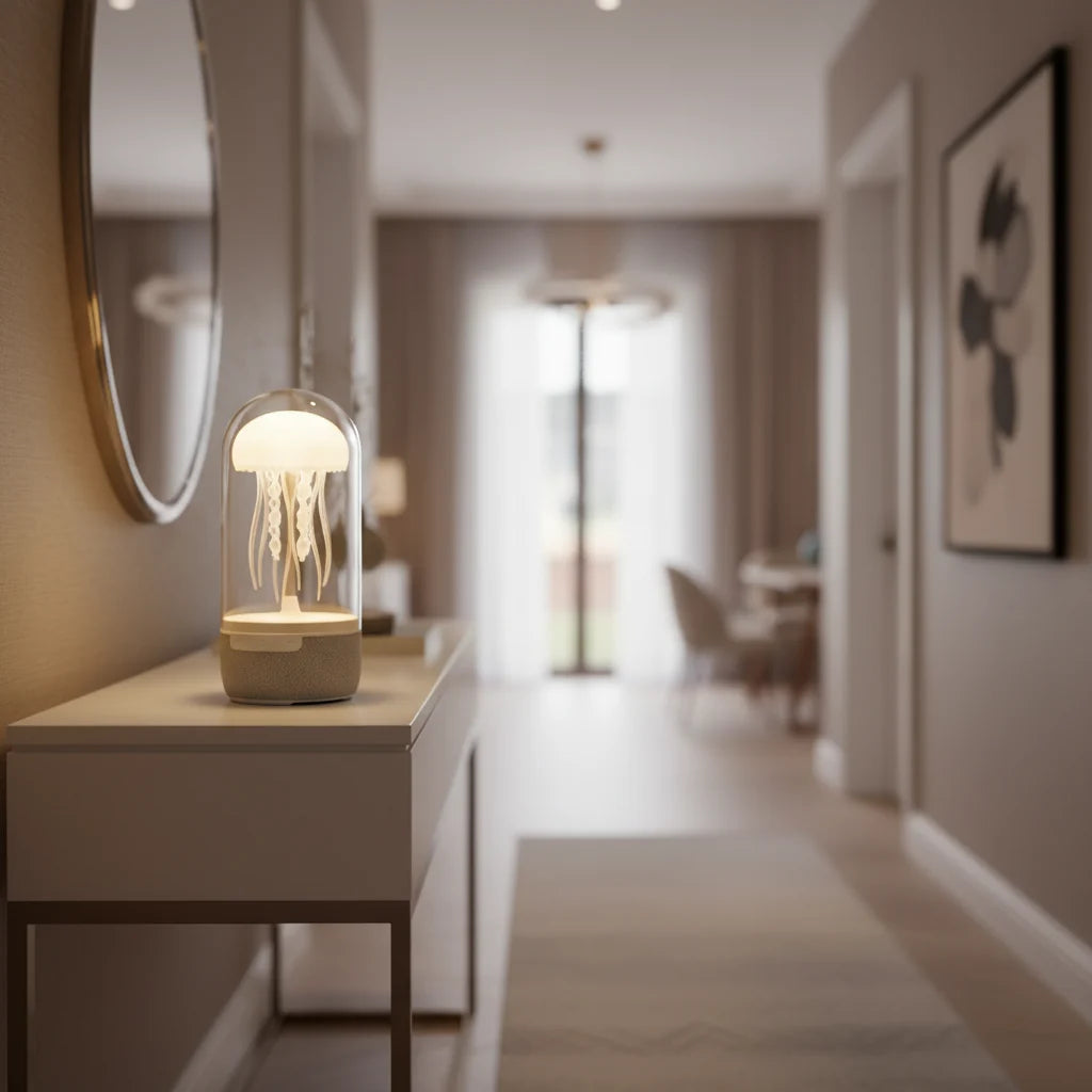 Lampe Méduse Led Connectée Marius Nuance - Présence Décorative & Harmonie Intérieure