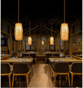 Lampe Suspendue Japonaise Épurée Zen Pauline Esquisse en Bambou - Esprit Naturel & Ambiance Sereine