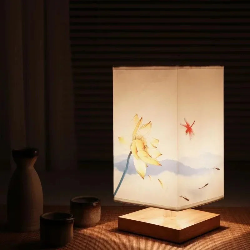 Lampe de chevet — Japonaise Rétro