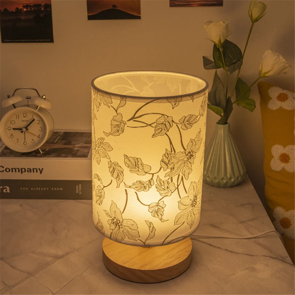 Lampe de chevet — Épuré Fleuri