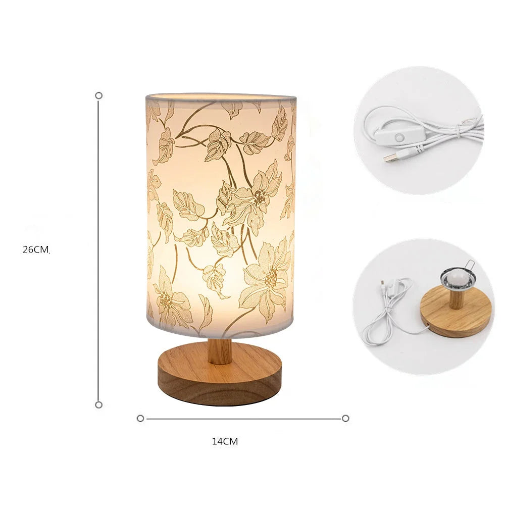 Lampe de chevet — Épuré Fleuri