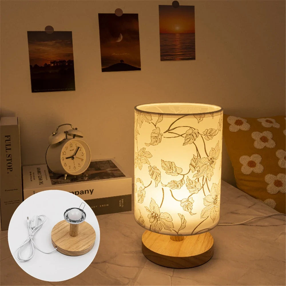 Lampe de chevet — Épuré Fleuri