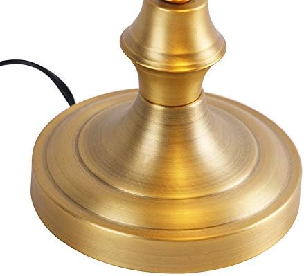 Lampe de Banquier Jaune Estelle Détour en Verre - Reflets Subtils & Décor Raffiné