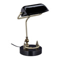 Lampe de Banquier Noir Noélie Estampe - Une Note Singulière dans le Décor