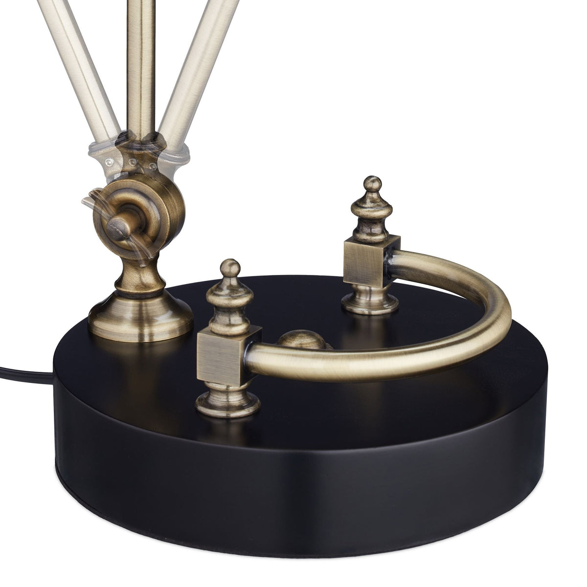 Lampe de Banquier Noir Noélie Estampe - Une Note Singulière dans le Décor