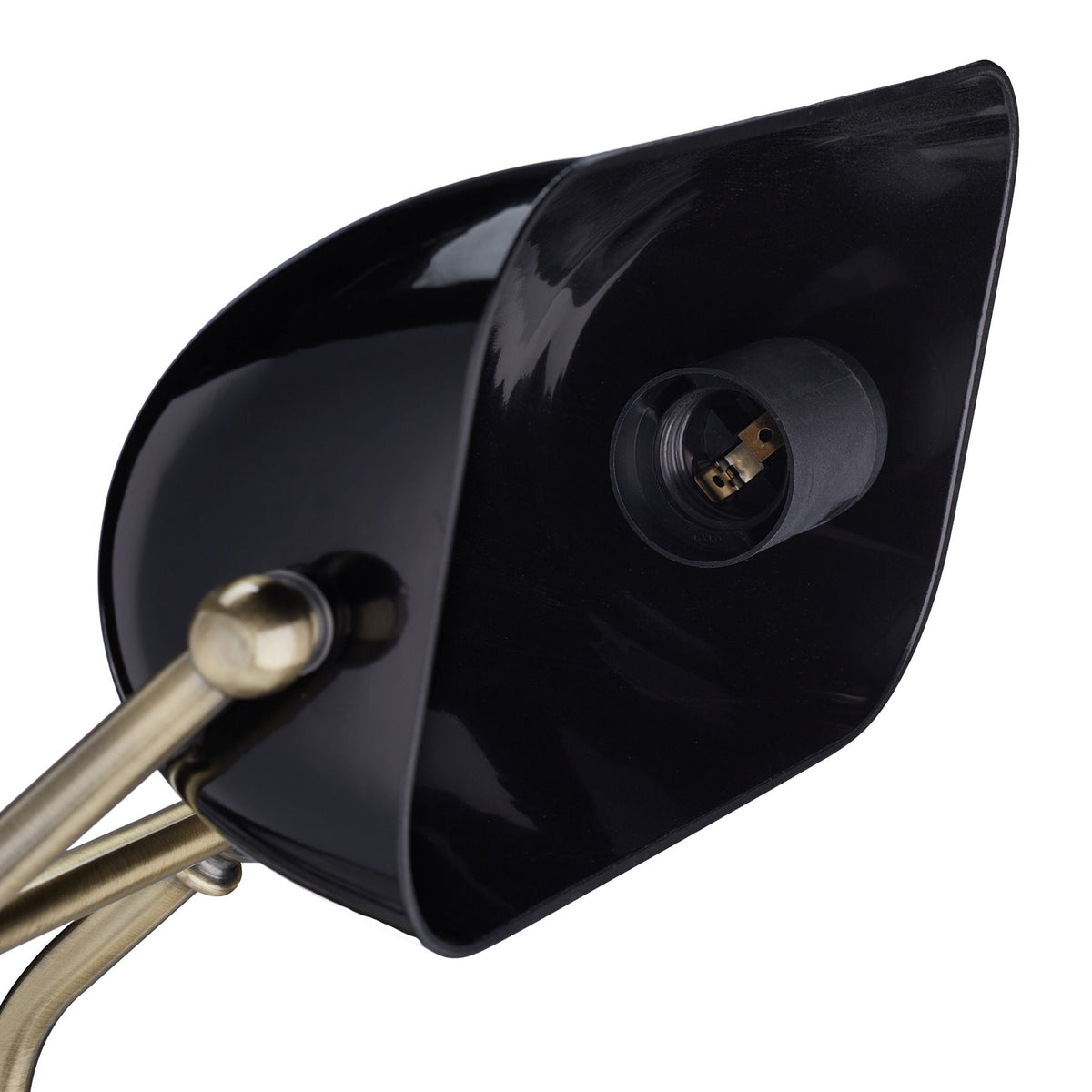 Lampe de Banquier Noir Noélie Estampe - Une Note Singulière dans le Décor