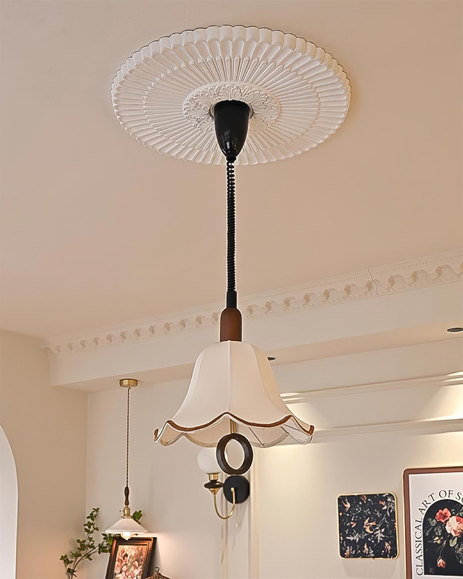 Lanna Lampe Pendante Forme Cloche Élégante Traditionnelle - Neutralighting