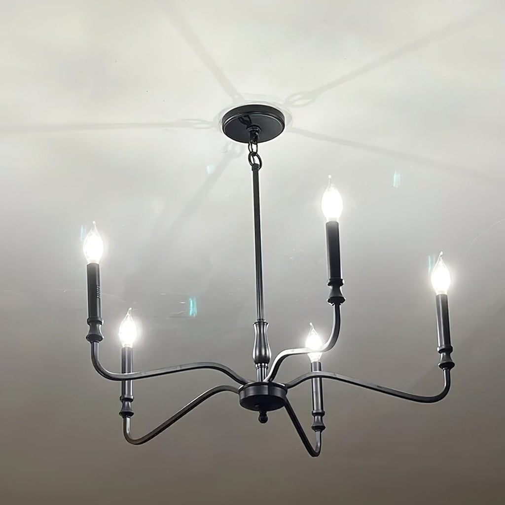 Ulsilus Chandelier Métal et Laiton Industriel Vintage - Neutralighting