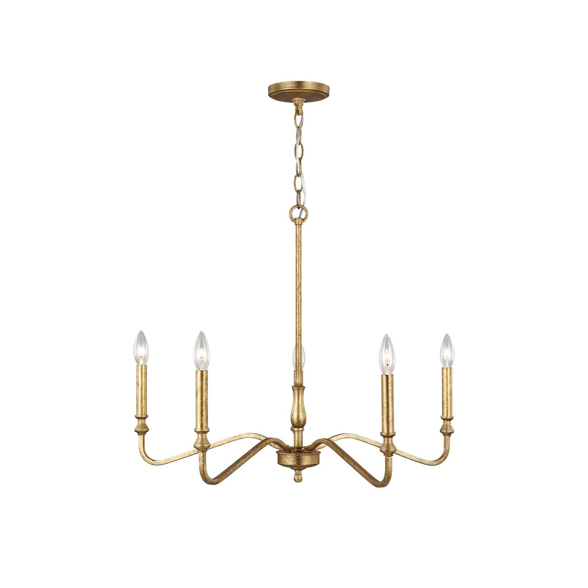 Ulsilus Chandelier Métal et Laiton Industriel Vintage - Neutralighting