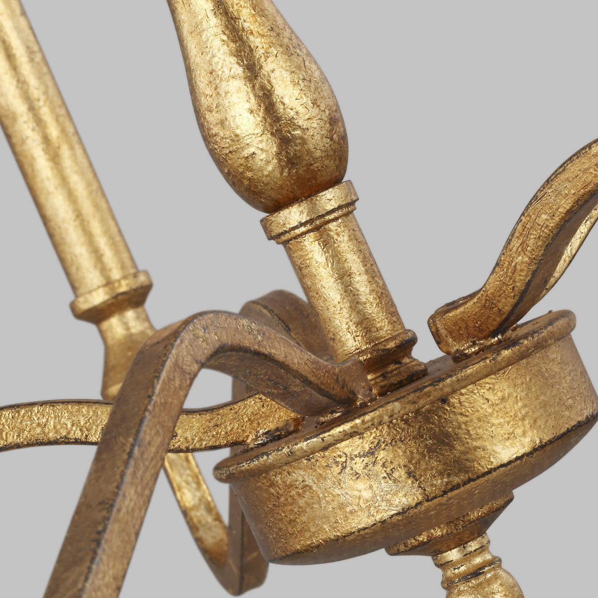 Ulsilus Chandelier Métal et Laiton Industriel Vintage - Neutralighting