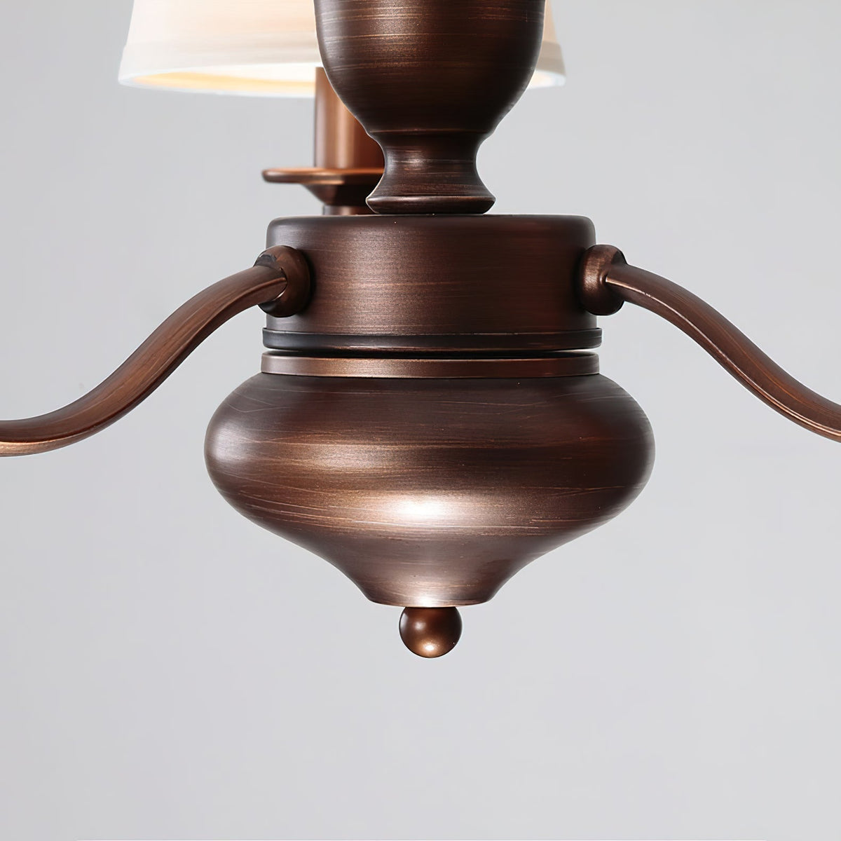 Zosolia Chandelier en Tissu et Laiton Industriel Vintage de Luxe - Neutralighting