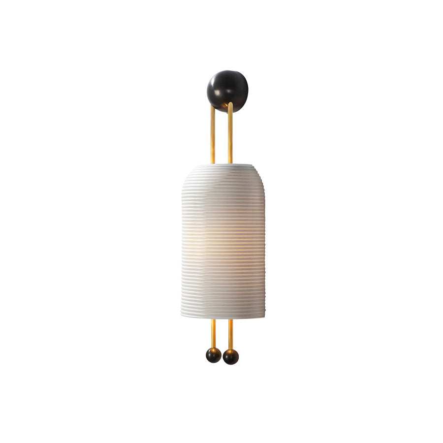 Zelaeora Lampe Murale Lantern Sconce en Métal et Verre Moderne Minimaliste - Neutralighting