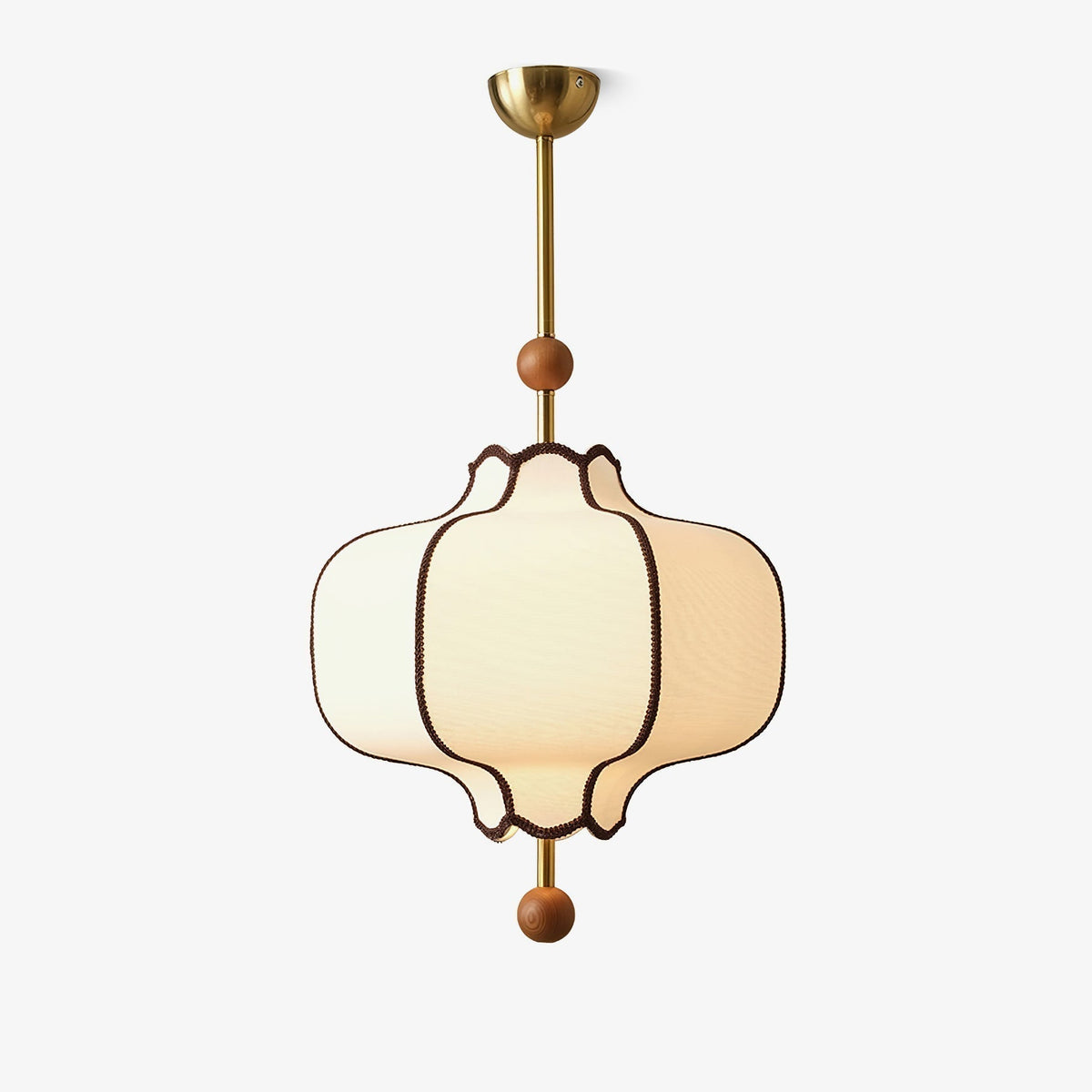Lustra Suspension Lampe Lanterne en Tissu pour Salon - Neutralighting