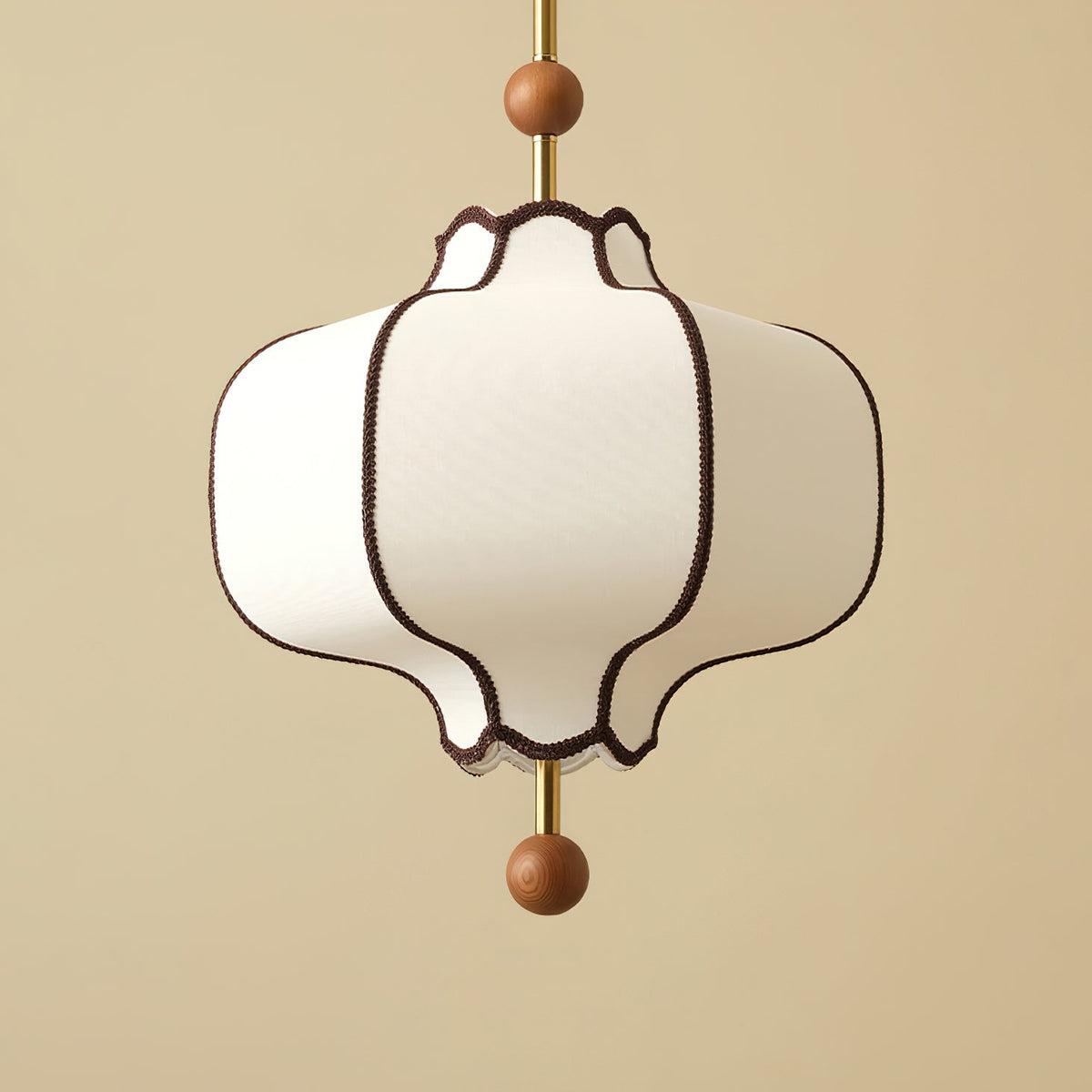 Lustra Suspension Lampe Lanterne en Tissu pour Salon - Neutralighting