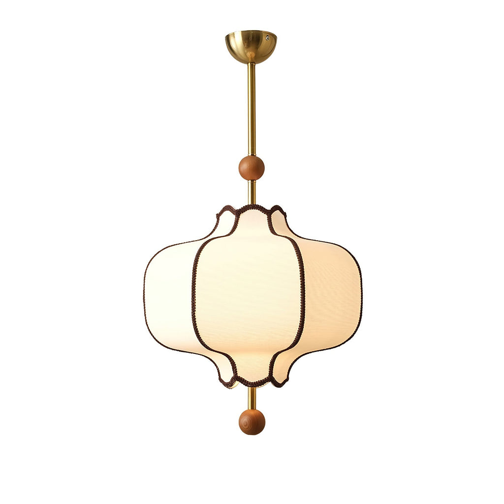 Lustra Suspension Lampe Lanterne en Tissu pour Salon - Neutralighting