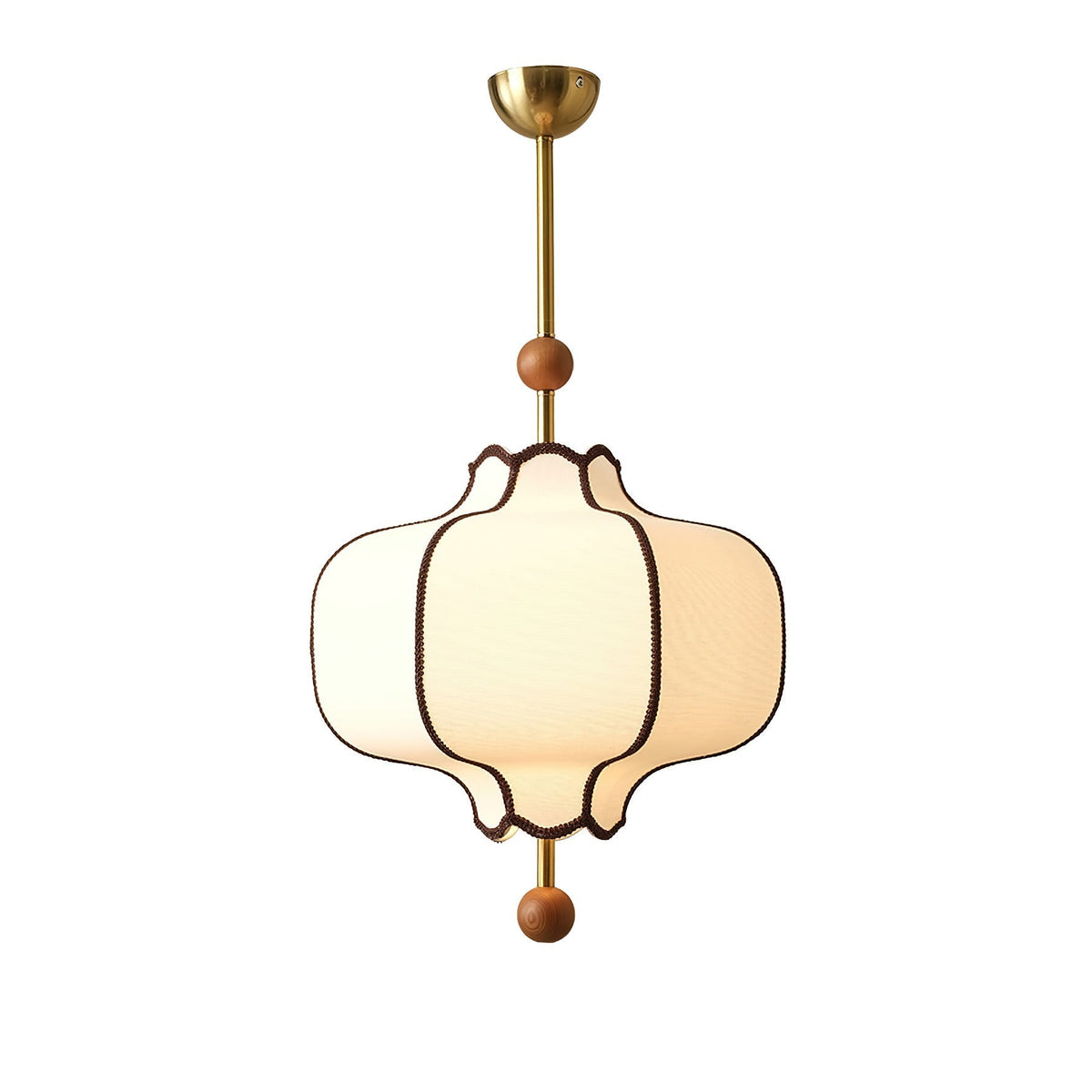 Lustra Suspension Lampe Lanterne en Tissu pour Salon - Neutralighting