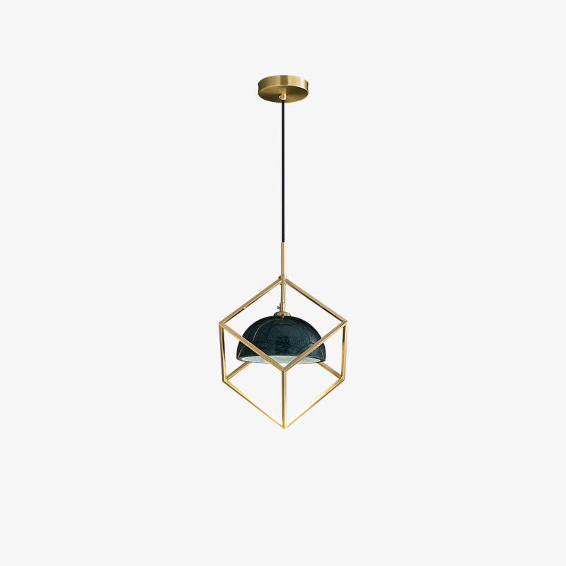 Cubo Lampe Pendante en Laiton Moderne - Neutralighting