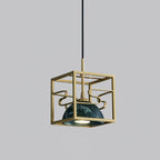 Cubo Lampe Pendante en Laiton Moderne - Neutralighting