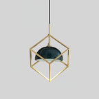 Cubo Lampe Pendante en Laiton Moderne - Neutralighting