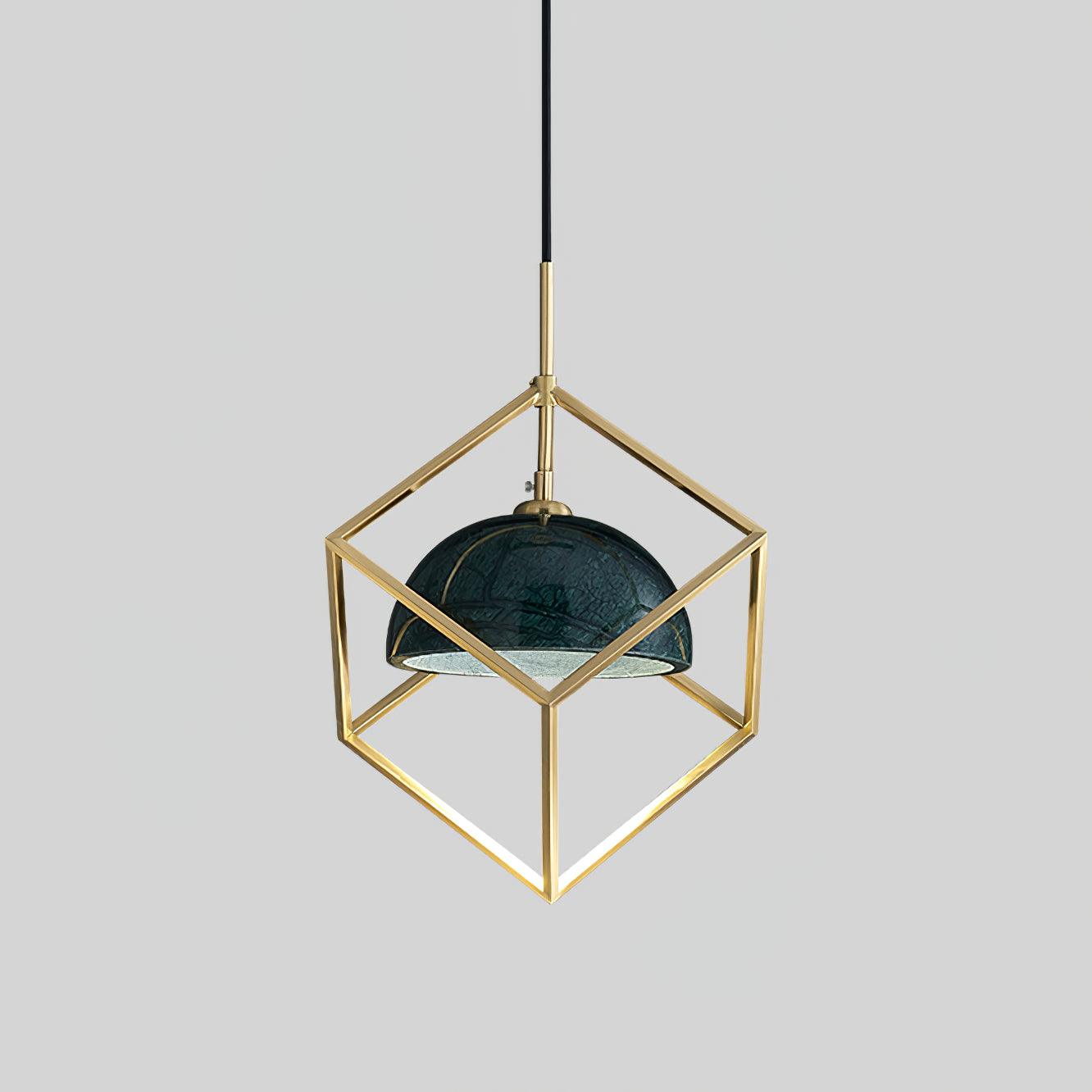 Cubo Lampe Pendante en Laiton Moderne - Neutralighting