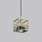Cubo Lampe Pendante en Laiton Moderne - Neutralighting
