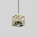 Cubo Lampe Pendante en Laiton Moderne - Neutralighting