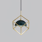 Cubo Lampe Pendante en Laiton Moderne - Neutralighting