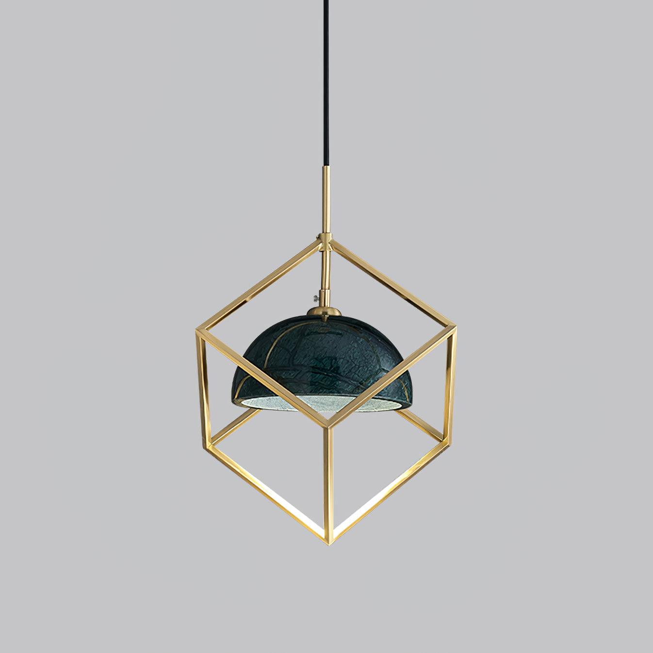 Cubo Lampe Pendante en Laiton Moderne - Neutralighting