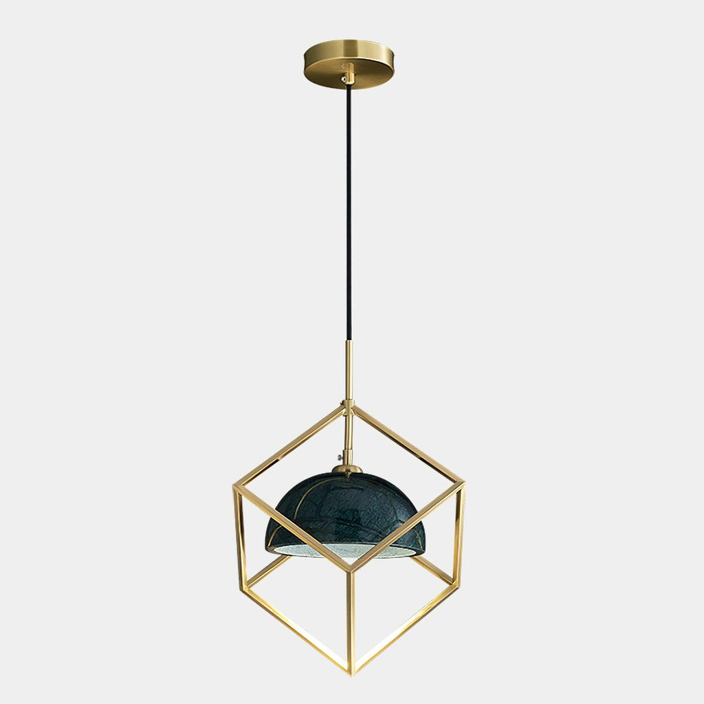 Cubo Lampe Pendante en Laiton Moderne - Neutralighting