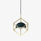 Cubo Lampe Pendante en Laiton Moderne - Neutralighting
