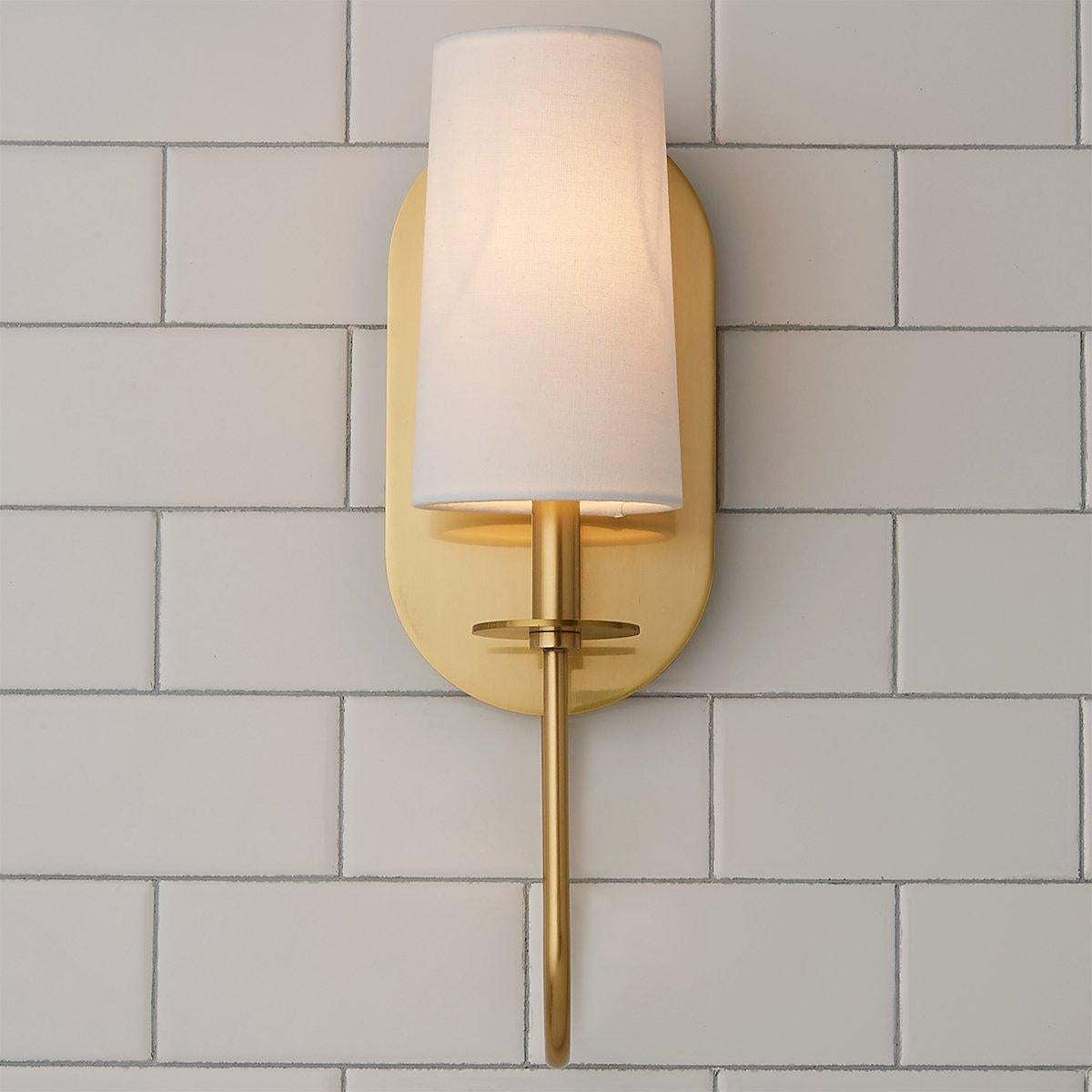 Voloraris Lampe Murale en Tissu et Laiton Premium Élégance - Neutralighting