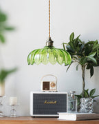 Limea Lampe Pendante Fleur Verre Vert - Neutralighting