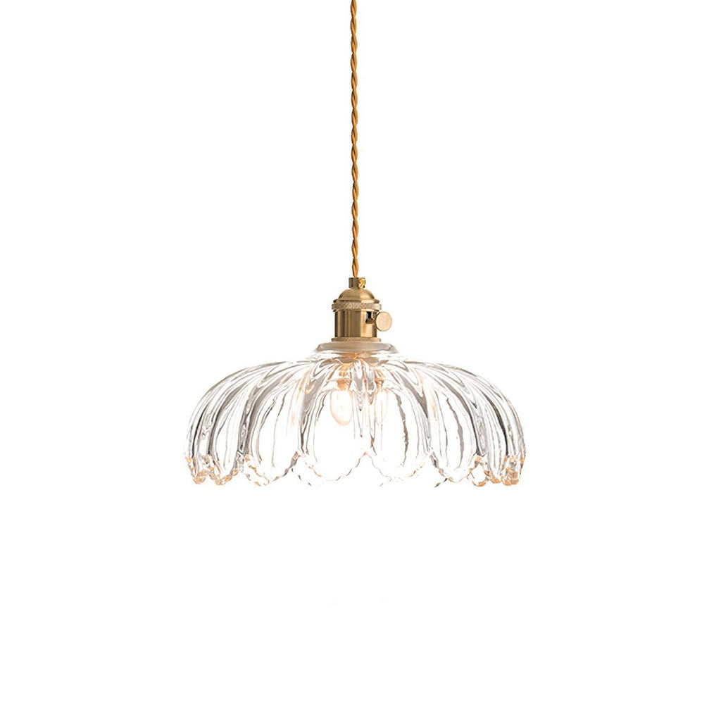 Limea Lampe Pendante Fleur Verre Vert - Neutralighting