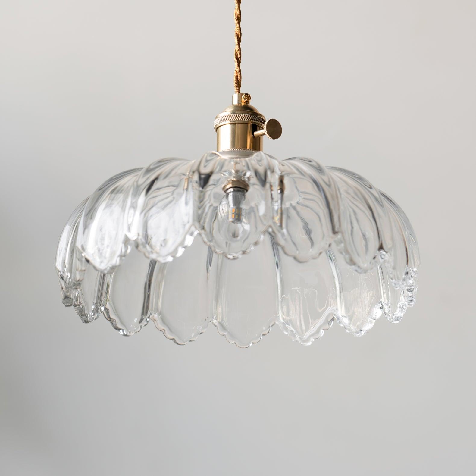 Limea Lampe Pendante Fleur Verre Vert - Neutralighting