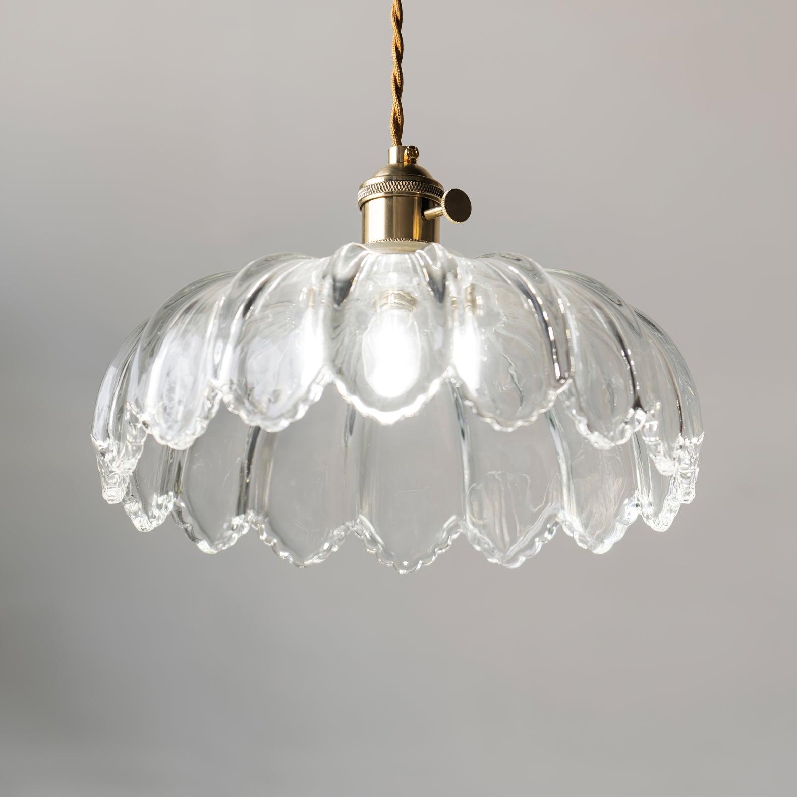 Limea Lampe Pendante Fleur Verre Vert - Neutralighting